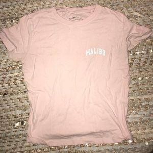 Pink Malibu tee
